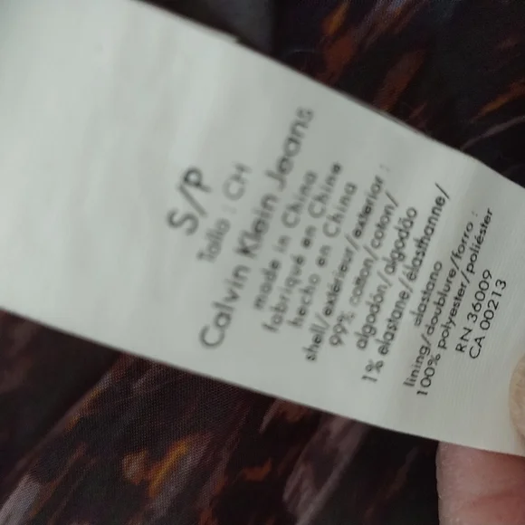 Calvin Klein Jeans Light Tan Corduroy One Button Blazer Jacket SP - Picture 8 of 12